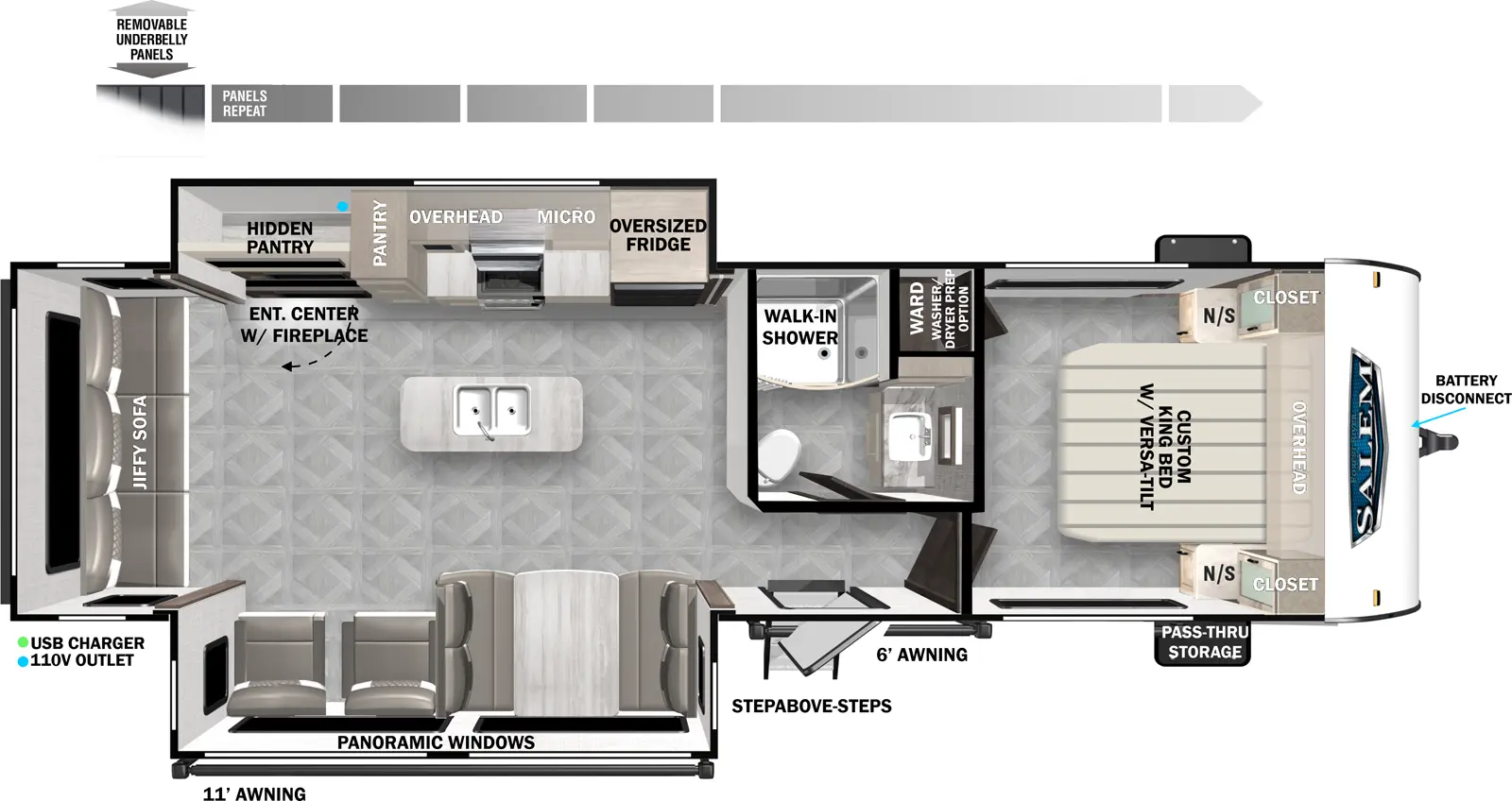 Salem 27RE Floorplan